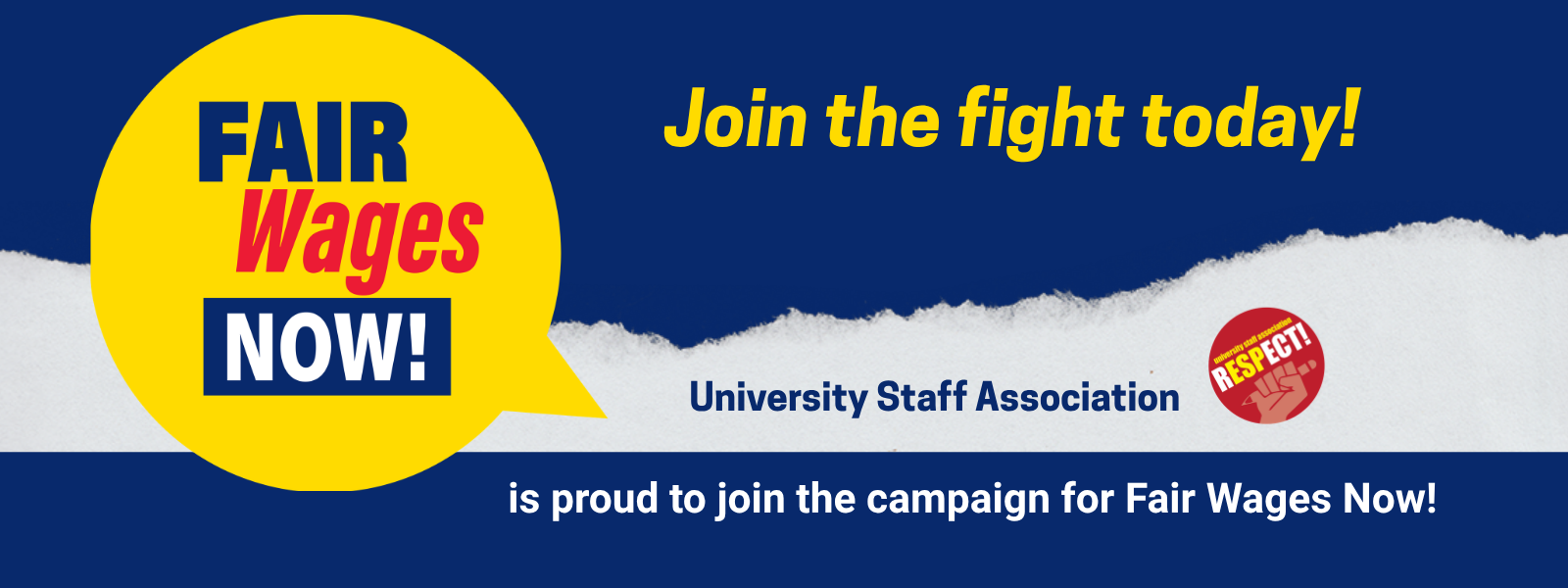 USA has endorsed the statewide Fair Wages Now! Campaign