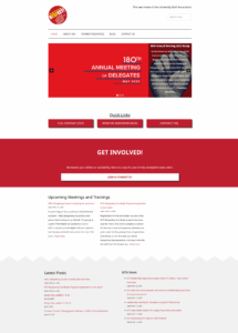 Here is a screenshot of USA's brand new work-in-progress home page!