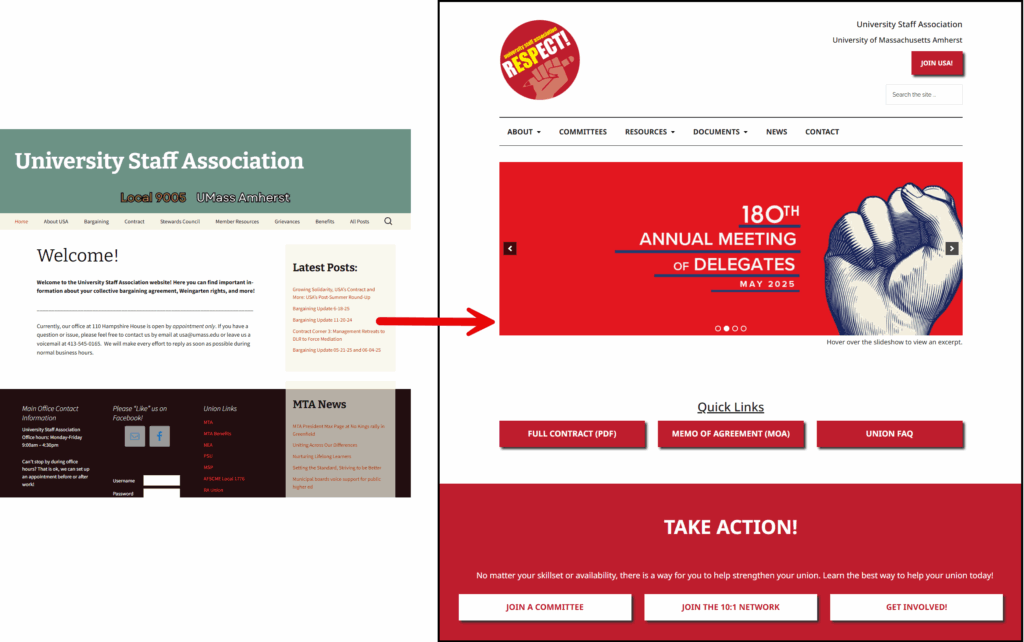 A quick look at the revised USA homepage